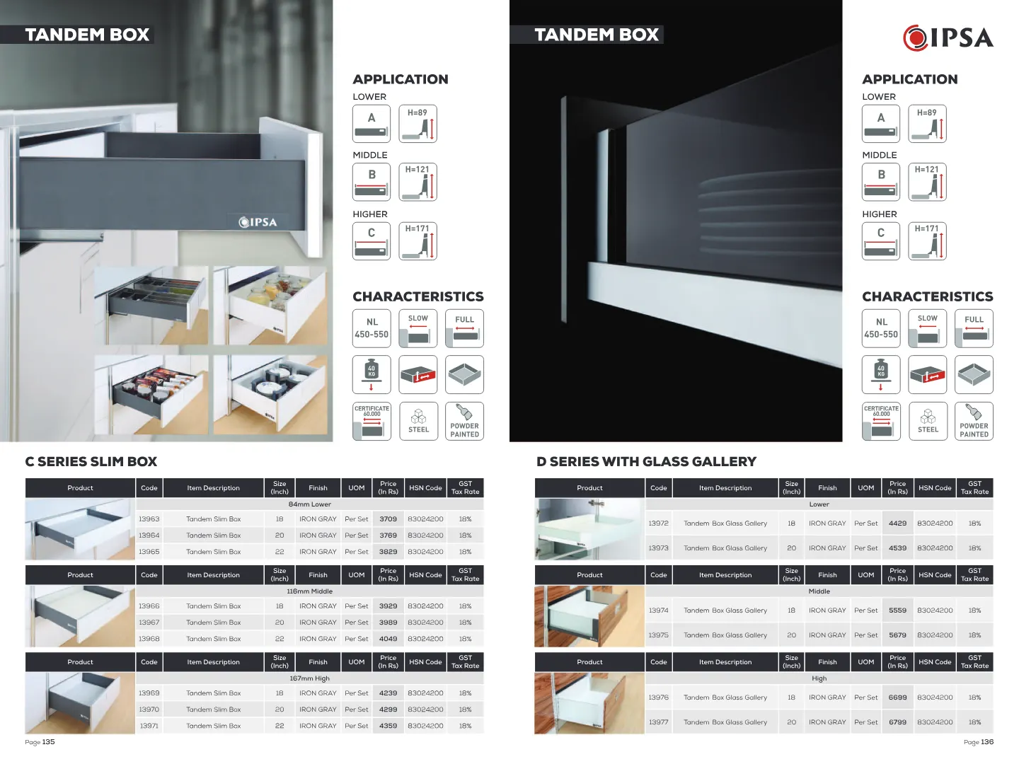 Tandem Slim Box